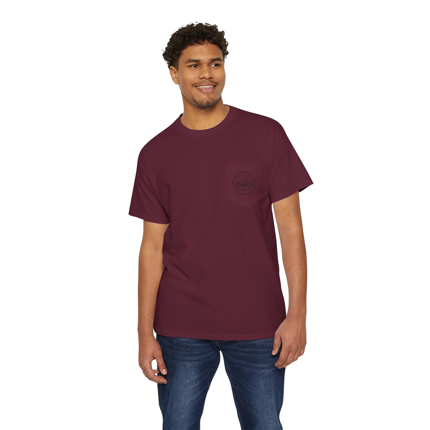 Unisex Everyday Pocket Shirt, Passport To France