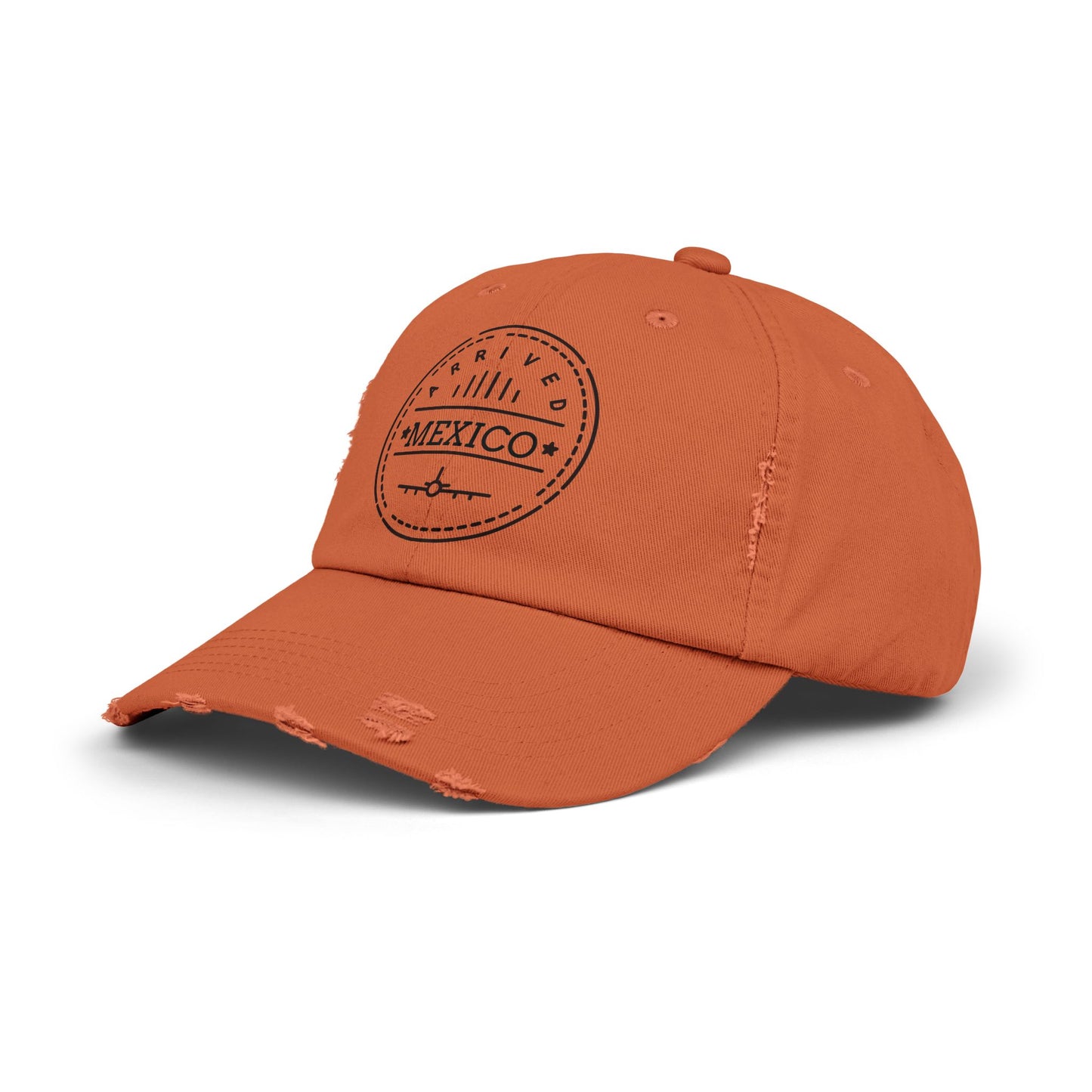 Distressed Cap with Mexico Design | Casual Hat, Travel Accessory, Gift for Travelers, Summer Fashion, Beachwear