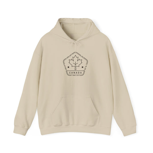 Canada Maple Leaf Unisex Hoodie, Cozy Sweatshirt, Passport Canadian Apparel, Casual Wear, Travel Souvenir, Winter Fashion