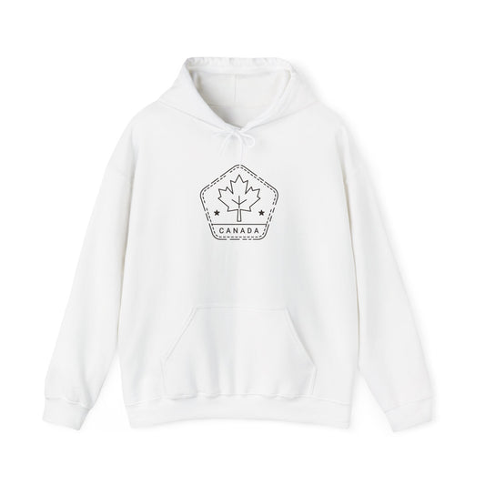 Canada Maple Leaf Unisex Hoodie, Cozy Sweatshirt, Passport Canadian Apparel, Casual Wear, Travel Souvenir, Winter Fashion