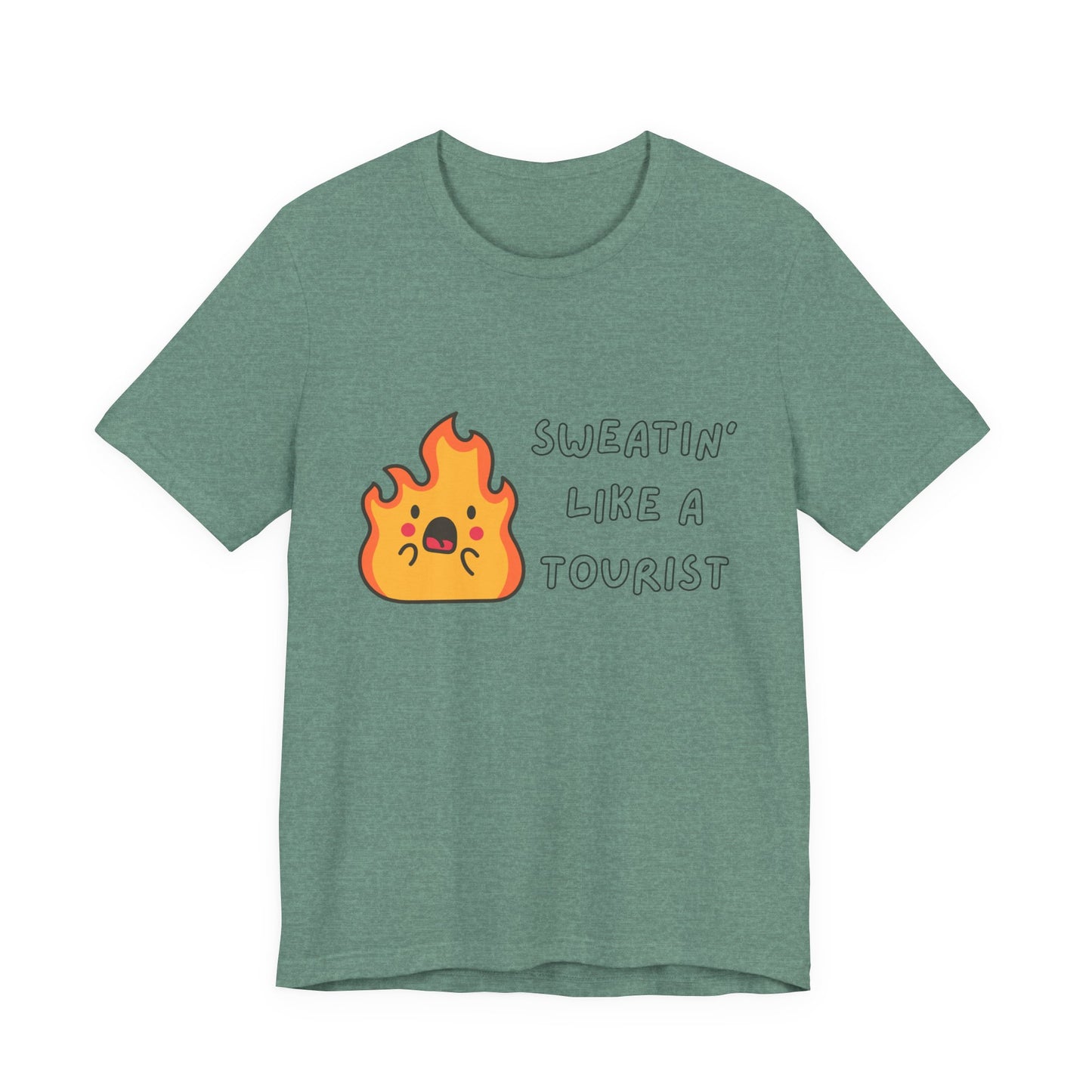 Summer Vibes Tee - "Sweatin' Like a Tourist"